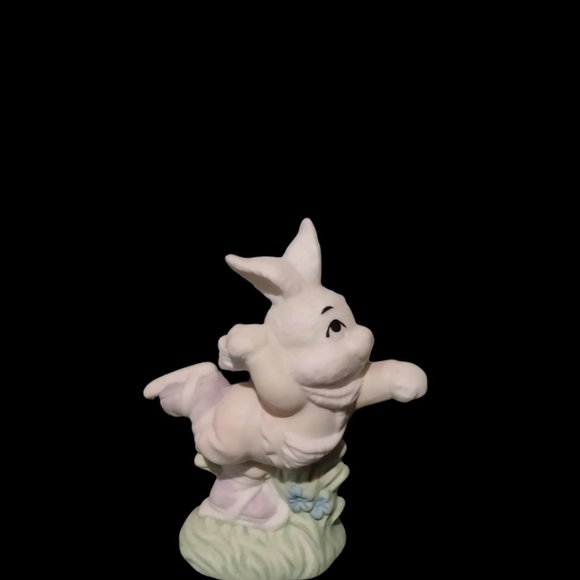 Three porcelain Easter bunnies by Art Mark - Picture 10 of 12